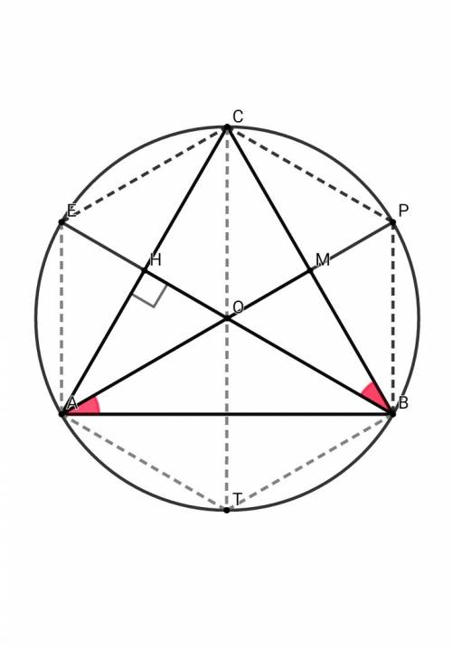 Востроугольном треугольнике abc медиана am равна высоте bh, угол mab = углу hbc. докажите, что треуг
