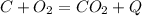 C+O_2=CO_2+Q