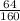 \frac {64}{160}