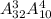 A^3_{32}A_{10}^4