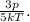 \frac{3p}{5kT}.