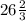 26\frac{2}{3}