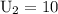 \frac{120}}{U_{2}}=10