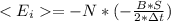 <E_{i}=-N*(-\frac{B*S}{2*\Delta t})