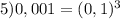 5)0,001=(0,1)^{3}