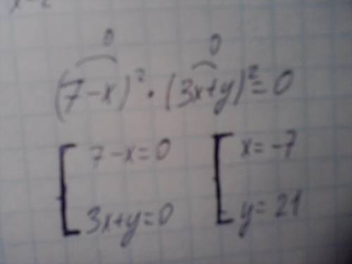 (7-x) в квадрате умножить на (3x+у) в квадрате