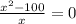 \frac{x^2-100}{x}=0