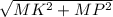  \sqrt{ MK^{2}+ MP^{2} } 