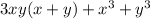 3xy(x+y)+x^{3}+y^{3}