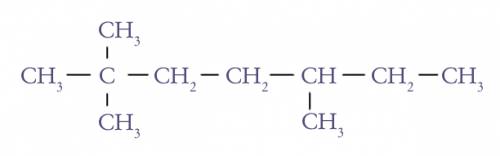 Как написать цепочку? 2,2,5-триметилгептан