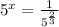 5^x=\frac{1}{5^\frac{2}{3}}