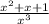 \frac{ x^{2}+x+1 }{ x^{3} }