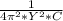 \frac{1}{4 \pi ^2*Y^2* C}