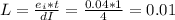 L=\frac{e_i*t}{dI}=\frac{0.04*1}{4}=0.01 