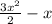 \frac{3x^{2}}{2} -x