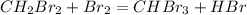 CH_{2}Br_{2}+ Br_{2} = CHBr_{3}+HBr