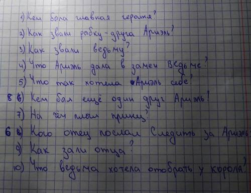 Составить кроссворд по сказке русалочка 10 вопросов. 4 класс