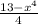 \frac{13-x^4}{4}