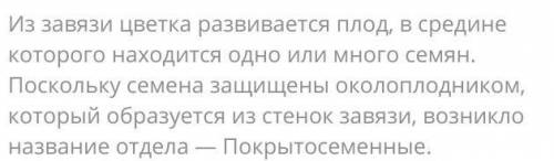 1.признаки отдела покрытосеменных. а) стержневая корневая система б)цветок и плод с семенами в) коре