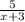 \frac{5}{x+3}