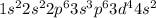 1s^22s^22p^63s^3p^63d^44s^2