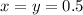 x=y=0.5