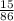 \frac{15}{86}