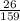 \frac{26}{159}