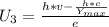 U_3=\frac{h*v-\frac{h*c}{Y_{max}}}{e}