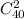 C^2_{40}