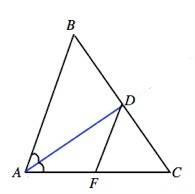 Отрезок ad- биссектриса угол треугольника abc . через точку d проведена прямая , параллельная сторон