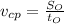 v_{cp}=\frac{S_{O}}{t_{O}}