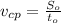 v_{cp}=\frac{S_o}{t_o}