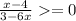 \frac{x-4}{3-6x}=0