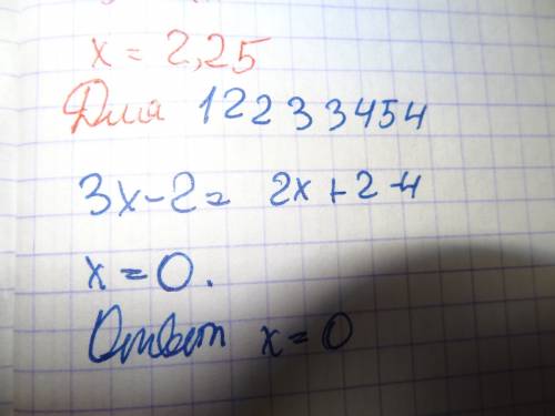 Какое из чисел - 12,0,5 является корнем уравнения 3x-2=2(x+1)-4