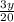 \frac{3y}{20}