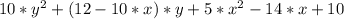 10*y^2+(12-10*x)*y+5*x^2-14*x+10