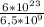 \frac{6*10^{23}}{6,5*10^{9}}