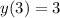 y(3)=3