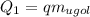 Q_1=qm_{ugol}