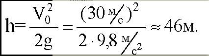 Тело падает на землю со скоростью 30 м/с .с какой высоты оно падает