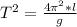 T^2= \frac{4 \pi^2*l }{g}