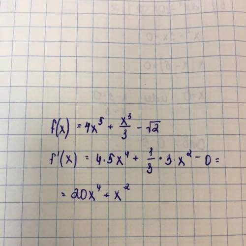 4x {}^{5} + \frac{x} {3}^{3} - \sqrt{2} 