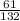 \frac{61}{132}