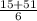 \frac{15+51}{6}