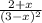 \frac{2+x}{(3-x)^2}