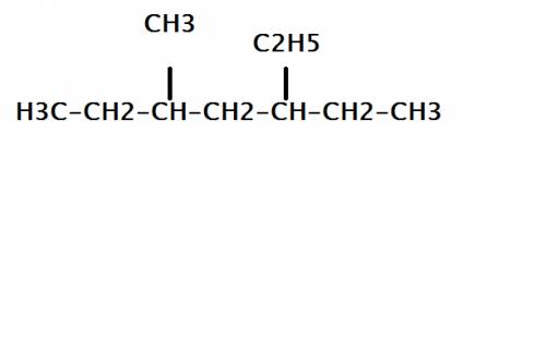 Напишите структурную формулу: 3-метил-5-этилгептан