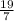 \frac{19}{7}