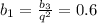 b_1= \frac{b_3}{q^2} =0.6