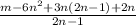 \frac{m-6 n^{2}+3n(2n-1)+2n}{2n-1}